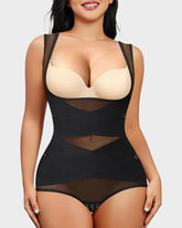 Shapejelly Shapewear Bodysuit Mesh Breathable, Invisible Tummy Control
