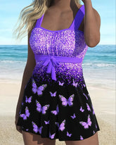Women’s 2-Piece Tankini Set, Stylish Summer Swimwear with Shorts