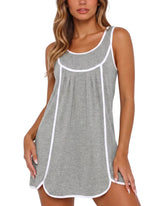 Women’s Summer Athletic Mini Dress, Casual Oversized Tennis Sundress