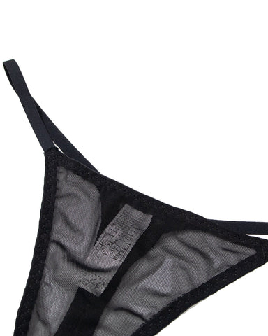 Sexy Low-Rise Mesh T-Back Panties