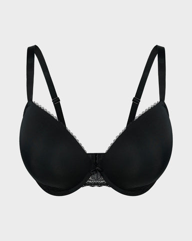Comfort Lace Trim Push-Up Bra
