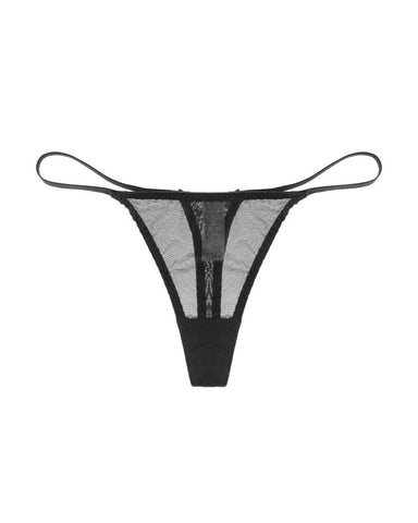 Sexy Low-Rise Mesh T-Back Panties