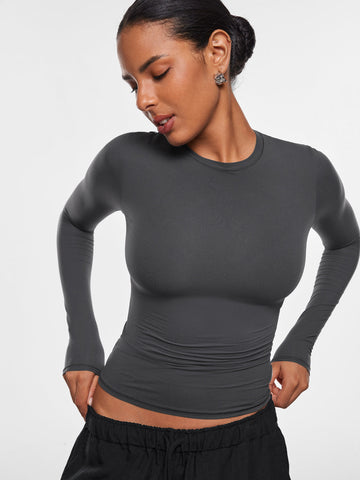 Shapecurve? Soft Basic Long Sleeve Tees