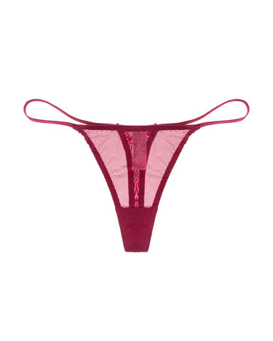 Sexy Low-Rise Mesh T-Back Panties