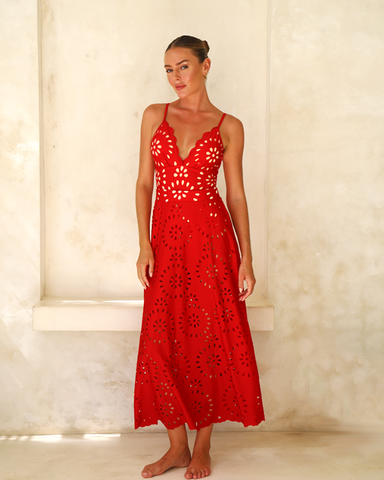 Shapecurve? Flower Hollow One Piece Swimsuit and Skirt