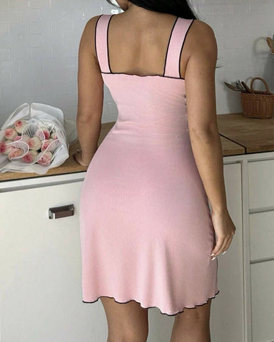 Women’s Bow Tie Nightdress – Split Hem Sexy & Comfortable
