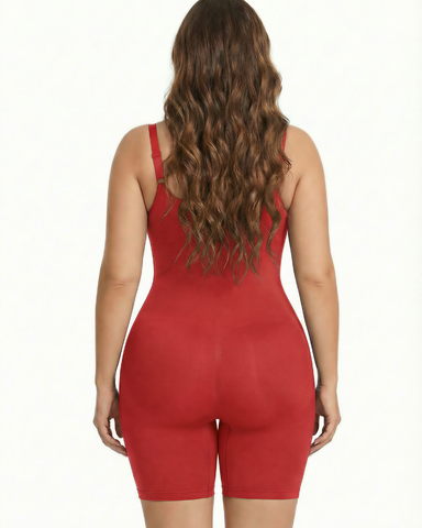 Women's Tummy Control Zip Front Bodysuit