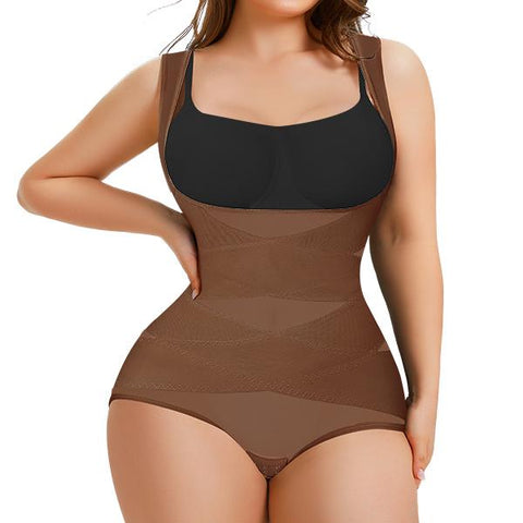 Shapejelly Shapewear Bodysuit Mesh Breathable, Invisible Tummy Control