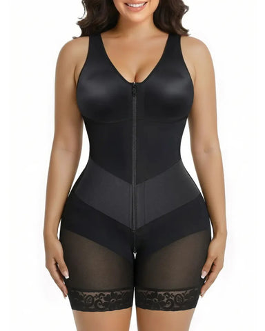 Sculpting Tummy Control Fajas Colombianas for Women Moldeadoras Shapewear with V-shape Sculpting Elastic Band