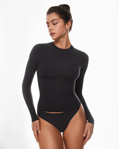 Shapecurve? Soft Basic Long Sleeve Tees