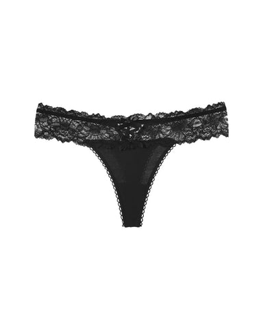 3-Pack Women’s Sexy Lace Low-Waist Thongs – Hollow Cross Ice Silk Satin