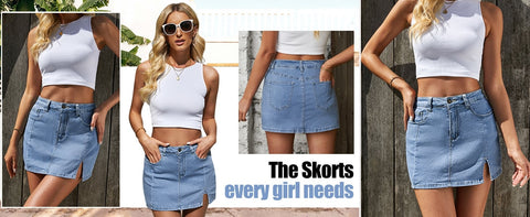 High Waisted Jean Shorts