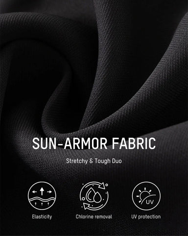 Adjustable Side-Slit V-Neck One-Piece Swimdress