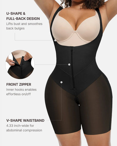 Shapejelly U-Shaped Tummy Control Butt Lift Shaper Bodysuit