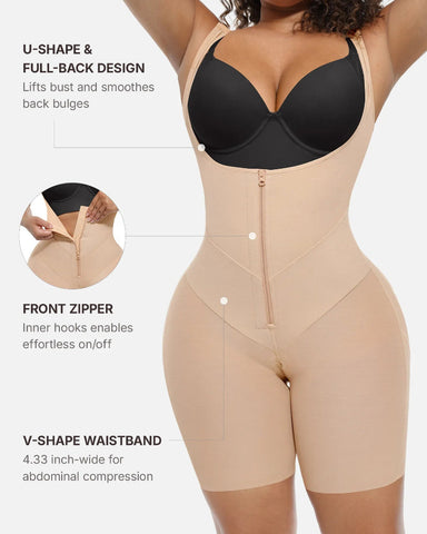 Shapejelly U-Shaped Tummy Control Butt Lift Shaper Bodysuit