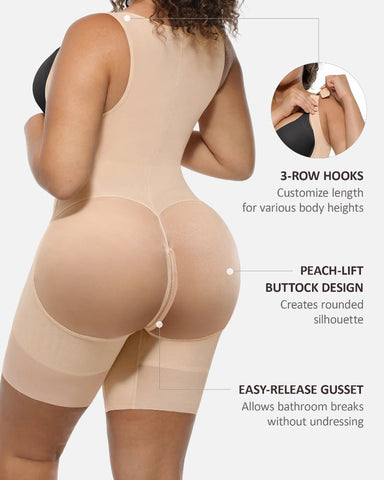 Shapejelly U-Shaped Tummy Control Butt Lift Shaper Bodysuit