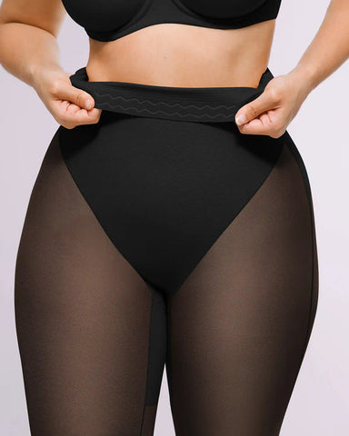 Shapejelly 3D Butt-Lifting Mesh Capri Pants
