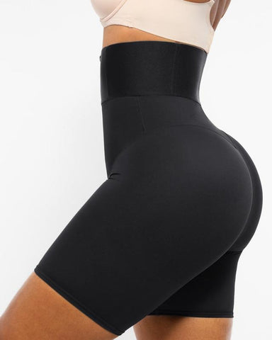 Shapejelly Women High Waist Leggings Tummy Control ElasticFuse Waistband Shaping Leggings Waist Trainer Yoga Pants