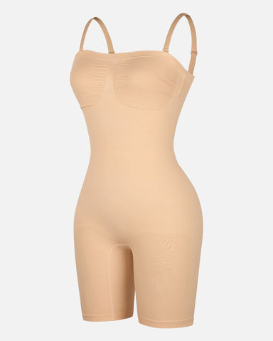 Shapejelly Seamless Strapless Bodysuit with Removable Straps