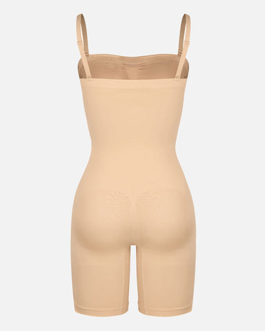 Shapecurve Seamless Strapless Bodysuit with Removable Straps