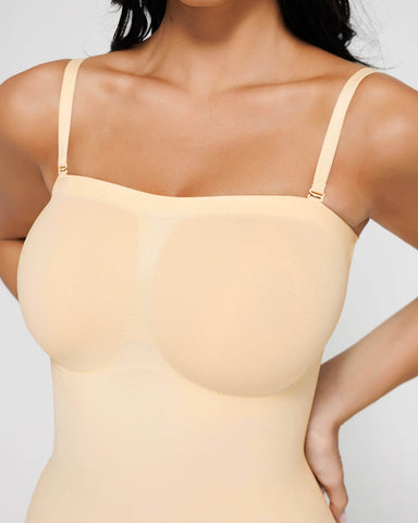 Shapejelly Seamless Strapless Bodysuit with Removable Straps