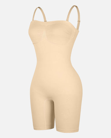 Shapejelly Seamless Strapless Bodysuit with Removable Straps