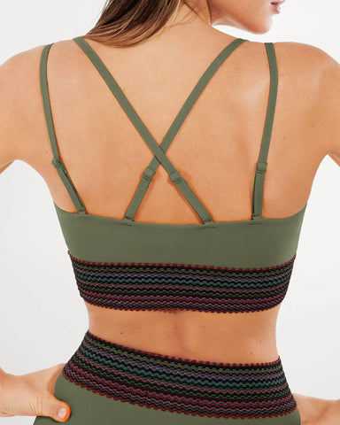 High-Waisted Two-Piece Bikini, Snakeskin Print Push-Up Swimsuit with Ruched Front