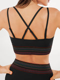 High-Waisted Two-Piece Bikini, Snakeskin Print Push-Up Swimsuit with Ruched Front