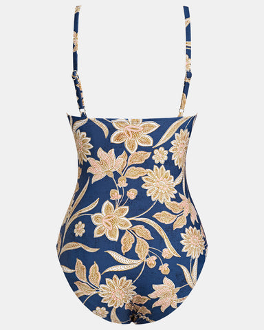 Seaside Blossom Paisley One-Piece Swimsuit