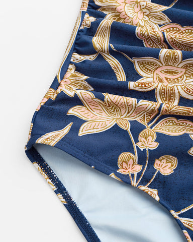 Seaside Blossom Paisley One-Piece Swimsuit