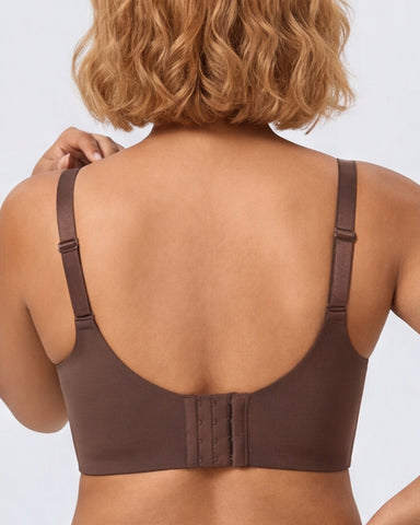 Shapejelly Delia Plus Size Seamless Full Coverage Underwire Longline Bra