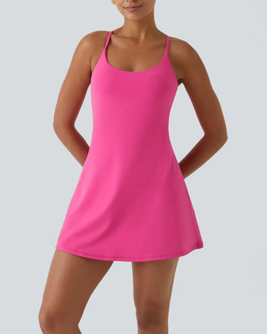 ?Limited-Time Offer??Backless Active Dress-Easy Peezy for Women