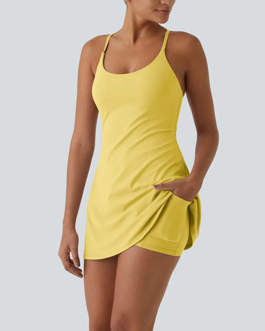 ?Limited-Time Offer??Backless Active Dress-Easy Peezy for Women