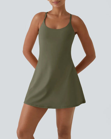 ?Limited-Time Offer??Backless Active Dress-Easy Peezy for Women
