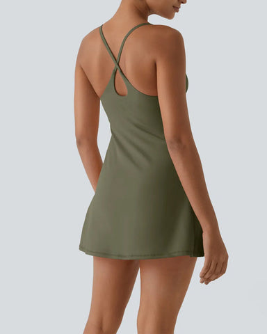 ⏳Limited-Time Offer🎉Backless Active Dress-Easy Peezy for Women