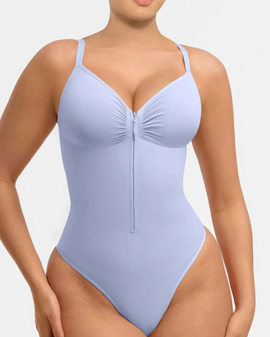 Shapewear for Women Tummy Control Bodysuits Zip-Up Comfort Shapewear Breathable