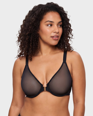 All-Day Comfort Front Closure Mesh Bra