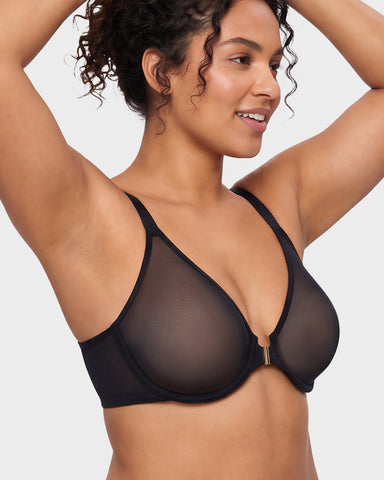 All-Day Comfort Front Closure Mesh Bra
