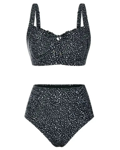 Women’s 2026 High-Waisted Tummy Control Bikini Set