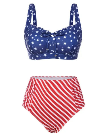Women’s 2026 High-Waisted Tummy Control Bikini Set