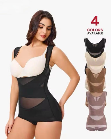 Shapejelly Shapewear Bodysuit Mesh Breathable, Invisible Tummy Control