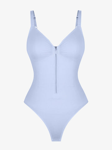 Shape-curve Tummy Control Seamless Zipper Shaping Bodysuit