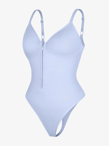 Shape-curve Tummy Control Seamless Zipper Shaping Bodysuit