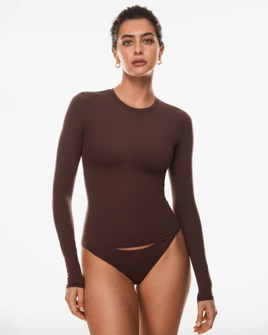 Shapecurve? Soft Basic Long Sleeve Tees