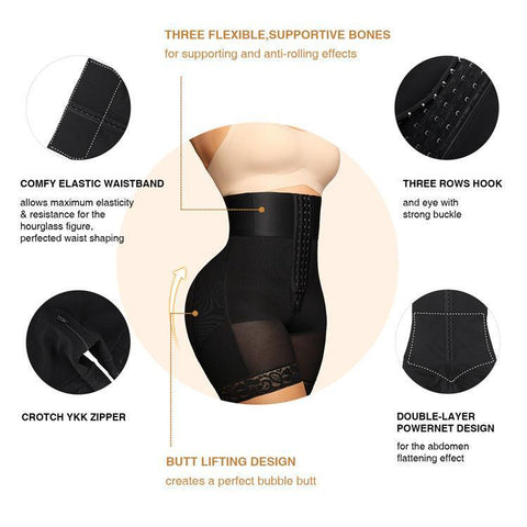 Highwaisted Tummy Control BBL Shorts