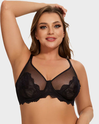 2-Pack Full Coverage Lace Minimizer Bras