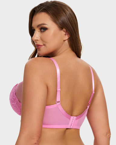 Full Coverage Lace Bras Set of 2