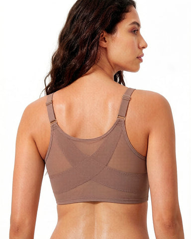 All-Day Comfort Front Closure Mesh Bra