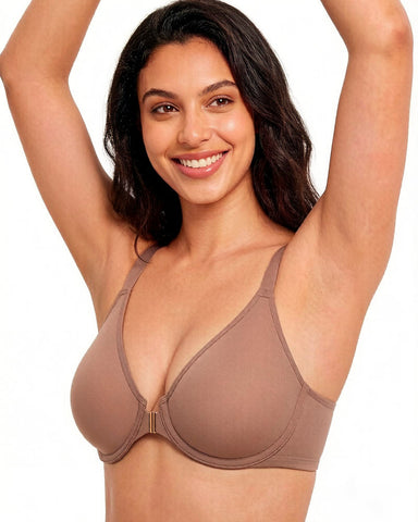 All-Day Comfort Front Closure Mesh Bra