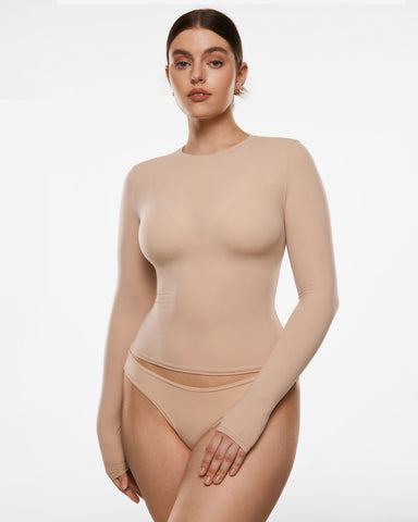 Shapecurve? Soft Basic Long Sleeve Tees